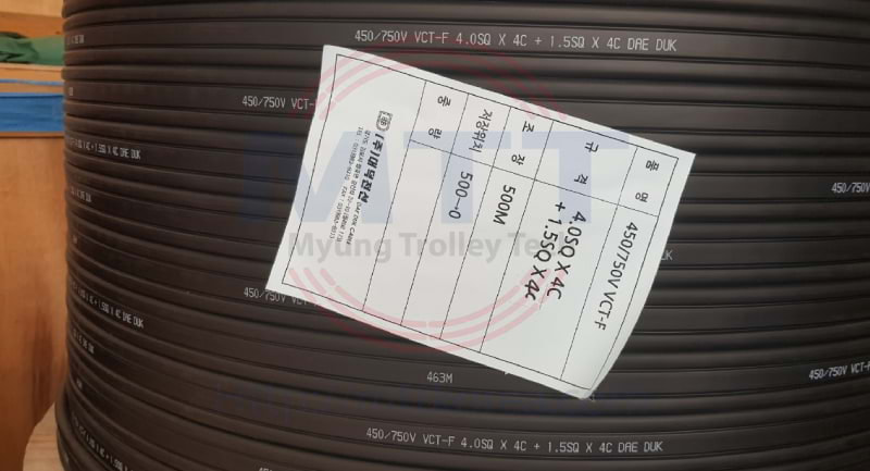 Công ty TNHH MTT Hàn Quốc Cáp điện cầu trục 4SQx4C+1.5SQx4C 