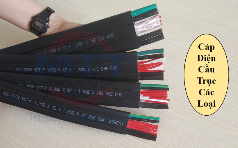 Công ty TNHH MTT Hàn Quốc Cáp điện cầu trục 4SQx4C+1.5SQx4C 
