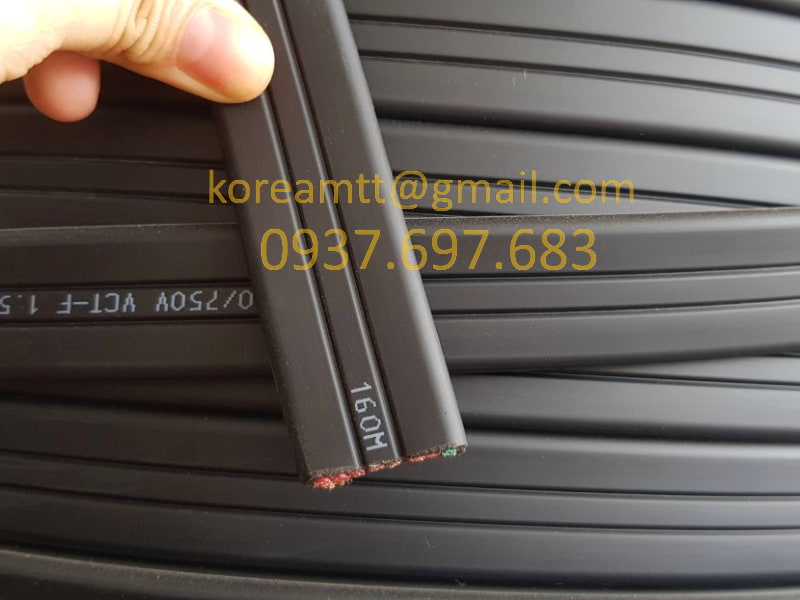 Công ty TNHH MTT Hàn Quốc Cáp dẹt cầu trục 1.5SQx8C 