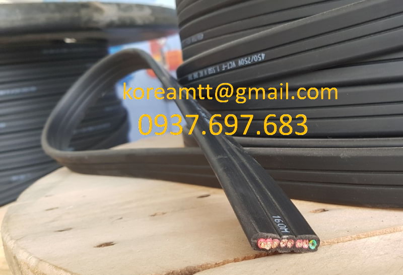 Công ty TNHH MTT Hàn Quốc Cáp dẹt cầu trục 1.5SQx8C 