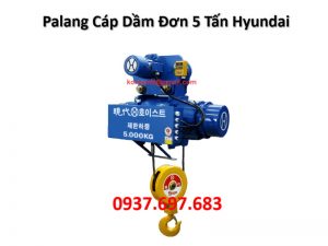 Palang cáp dầm đơn 5 tấn
