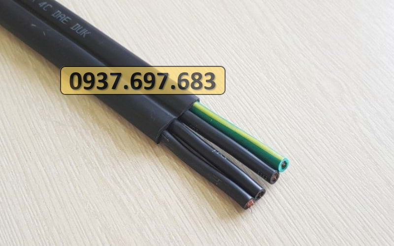 Công ty TNHH MTT Hàn Quốc Cáp điện cầu trục 6SQx4C Công ty TNHH MTT Hàn Quốc Cáp điện cầu trục 6SQx4C