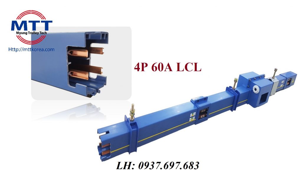 Ray điện hộp kín 4P 60A LCL