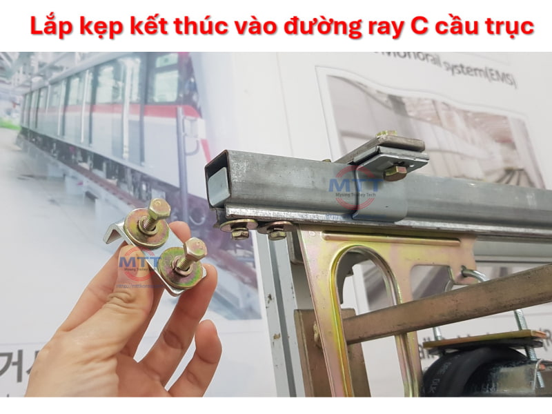 Công ty TNHH MTT Hàn Quốc Kẹp cuối ray C cầu trục Công ty TNHH MTT Hàn Quốc Kẹp cuối ray C cầu trục