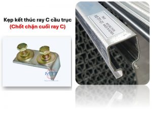 Kẹp cuối ray C cầu trục