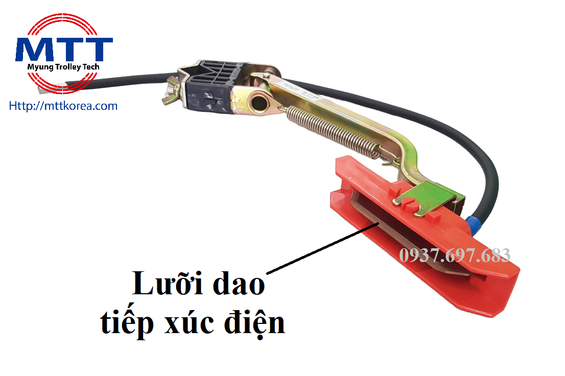 Công ty TNHH MTT Hàn Quốc Chổi lấy điện 90A PVC cầu trục Công ty TNHH MTT Hàn Quốc Chổi lấy điện 90A PVC cầu trục