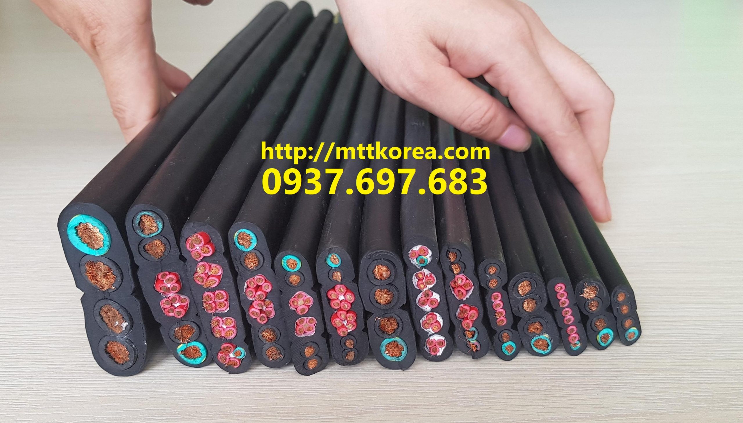 Công ty TNHH MTT Hàn Quốc Cáp dẹt cầu trục 4SQx4C 
