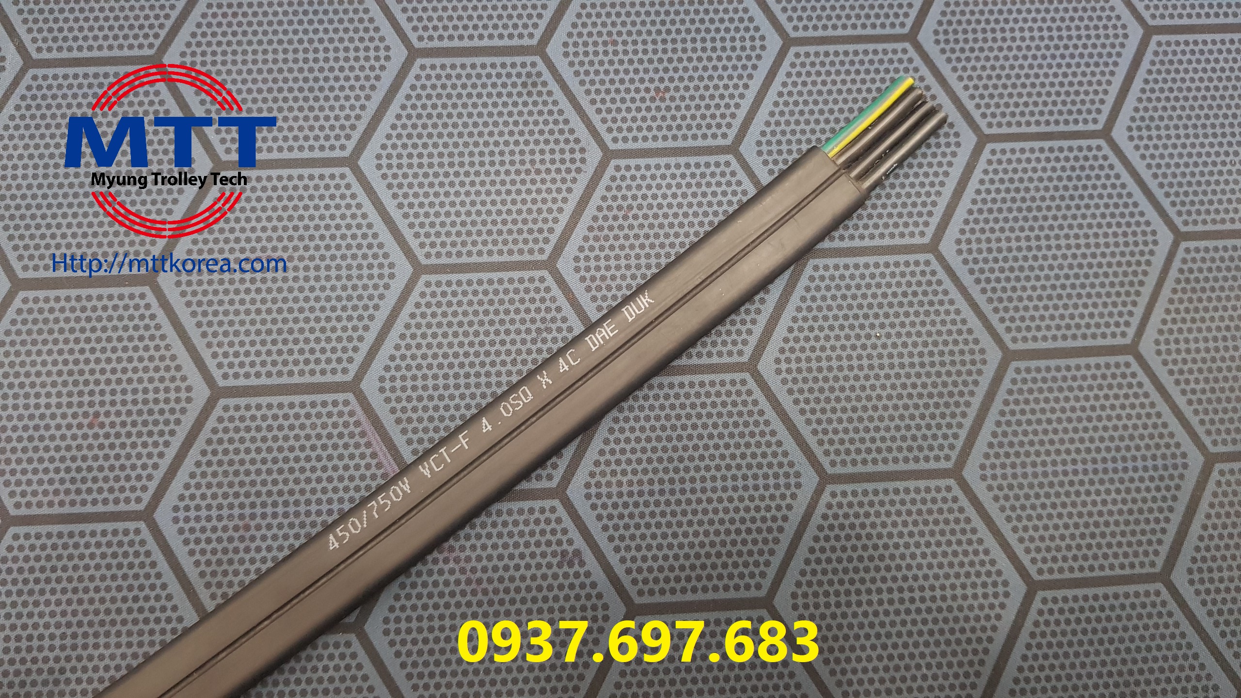 Công ty TNHH MTT Hàn Quốc Cáp dẹt cầu trục 4SQx4C 