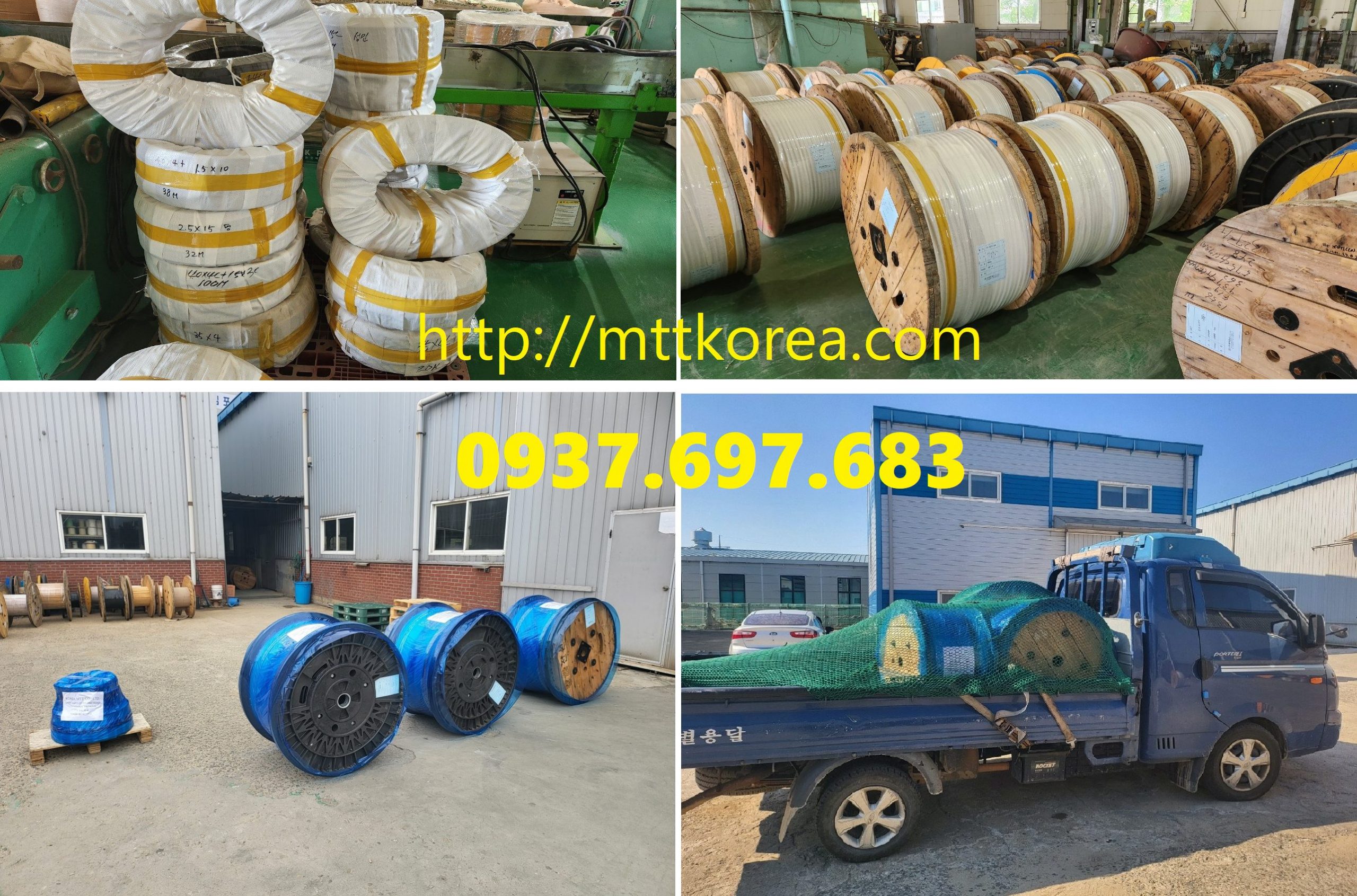Công ty TNHH MTT Hàn Quốc Cáp dẹt cầu trục 4SQx4C 