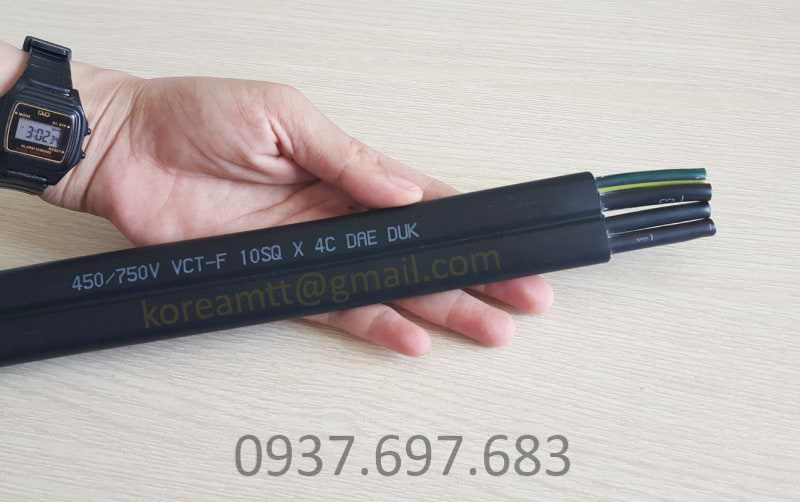 Công ty TNHH MTT Hàn Quốc Dây cáp dẹt cầu trục 10SQx4C 