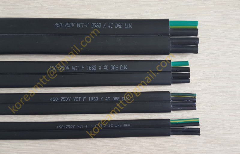 Công ty TNHH MTT Hàn Quốc Dây cáp dẹt cầu trục 10SQx4C 
