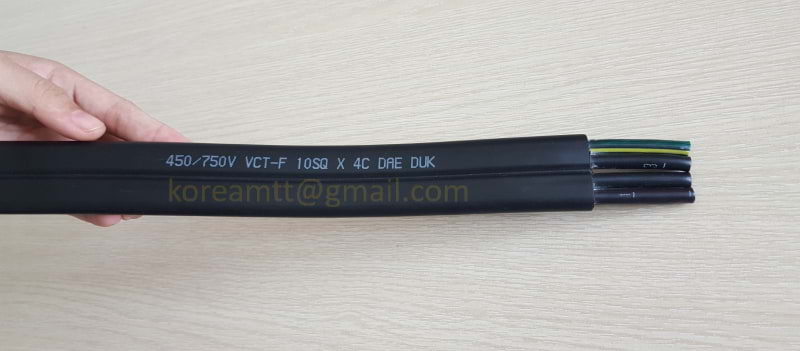Công ty TNHH MTT Hàn Quốc Dây cáp dẹt cầu trục 10SQx4C 