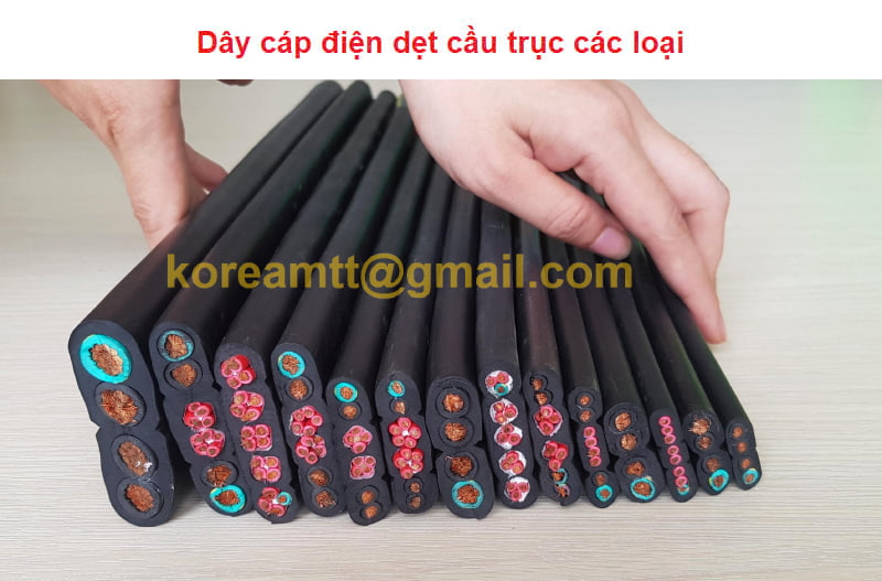 Công ty TNHH MTT Hàn Quốc Dây điện dẹt cầu trục 6SQx4C+1.5SQx8C 