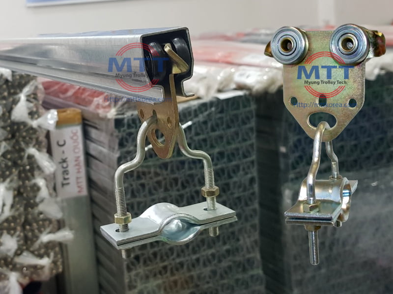 Công ty TNHH MTT Hàn Quốc Con lăn treo cáp ray C cầu trục Công ty TNHH MTT Hàn Quốc Con lăn treo cáp ray C cầu trục