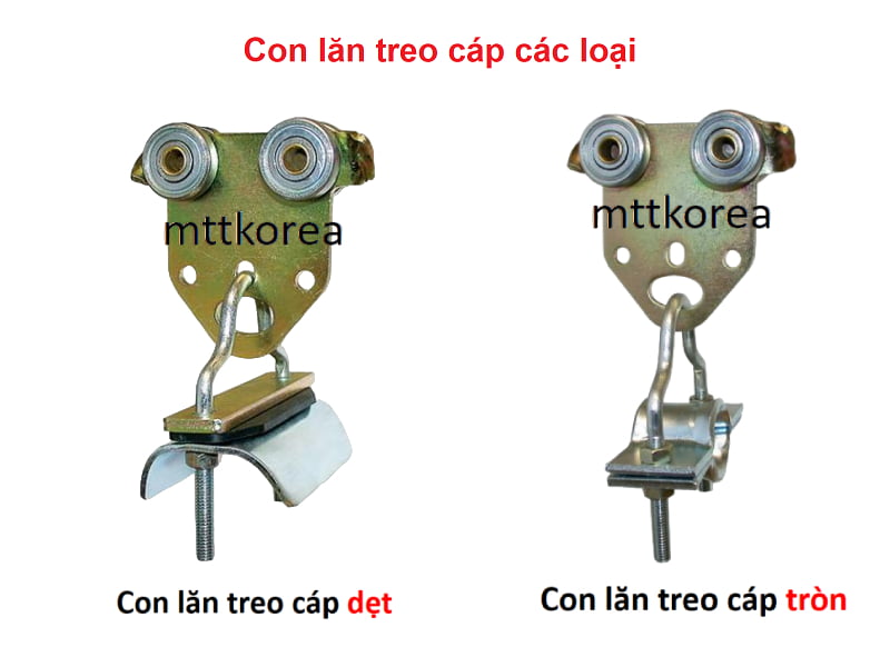 Công ty TNHH MTT Hàn Quốc Con lăn treo cáp cầu trục Công ty TNHH MTT Hàn Quốc Con lăn treo cáp cầu trục