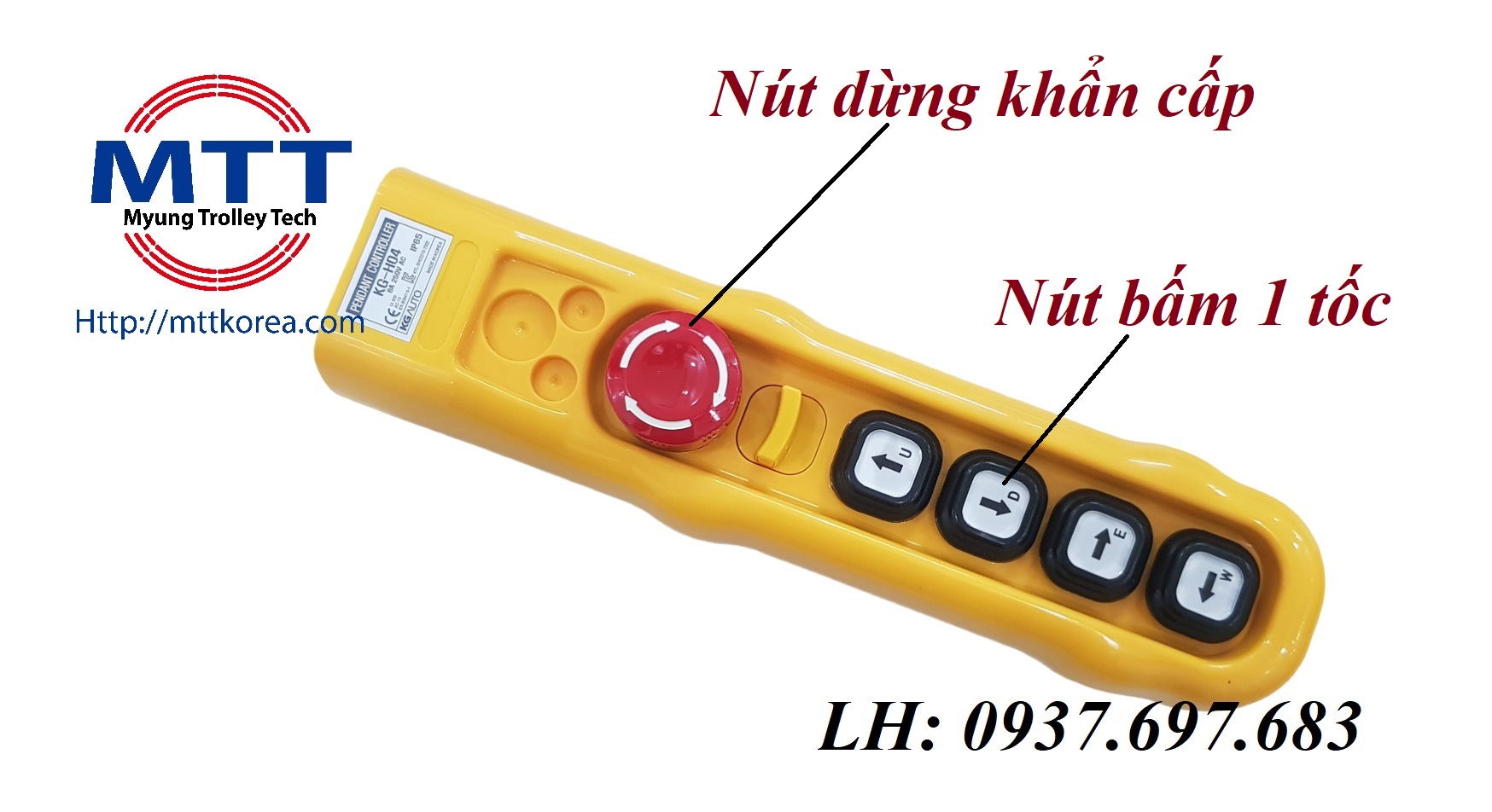Công ty TNHH MTT Hàn Quốc Bộ điều khiển cầu trục H04EAA 