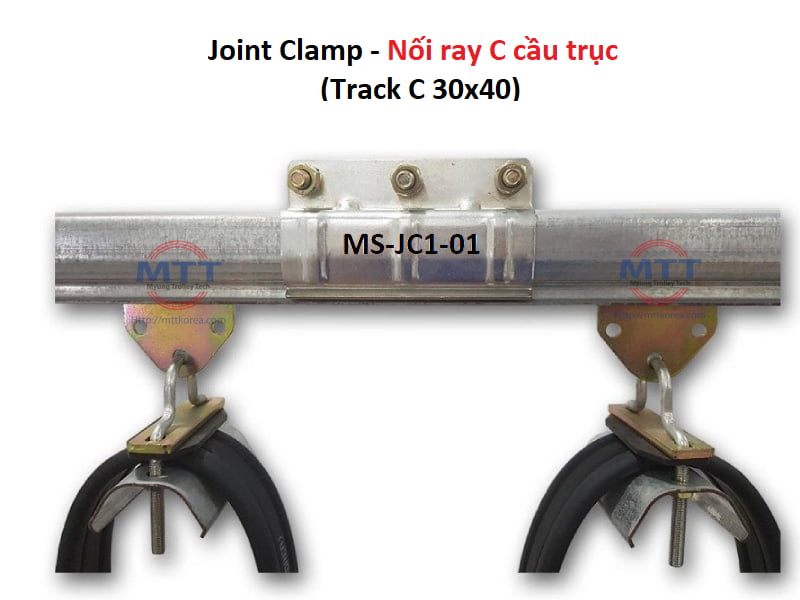 Nối ray chữ C cầu trục