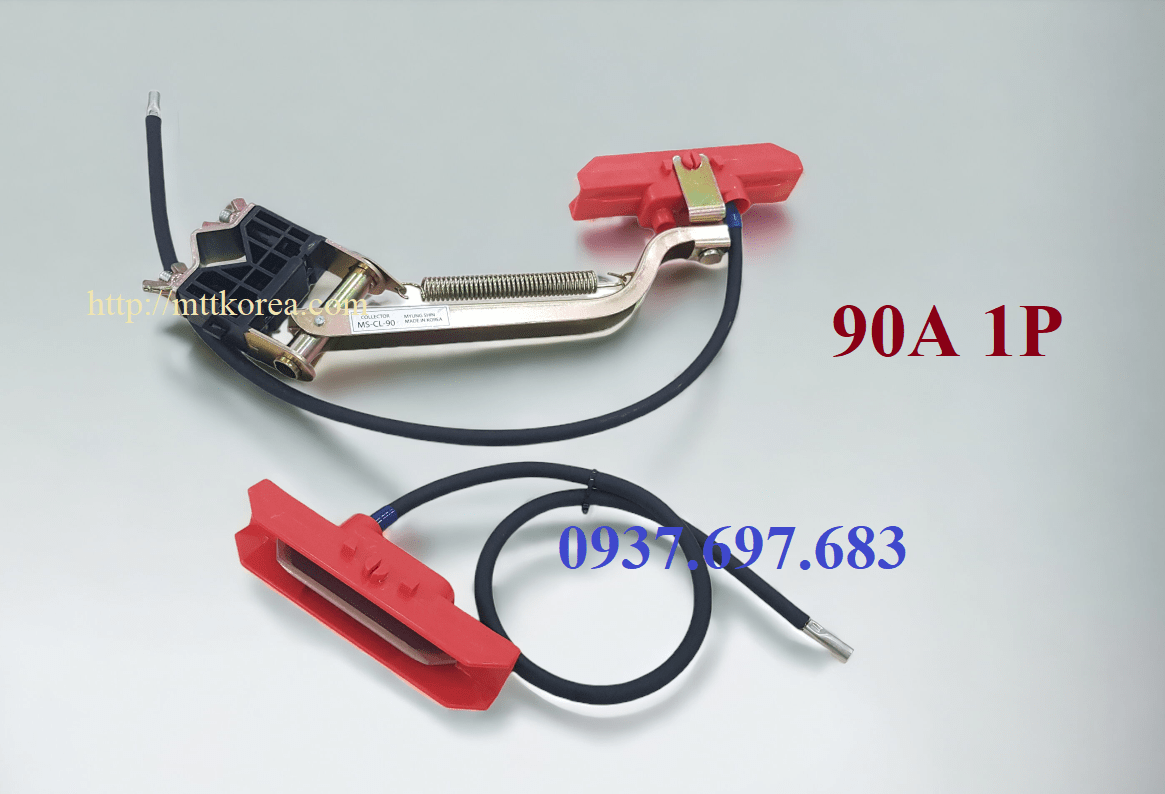 Công ty TNHH MTT Hàn Quốc Chổi lấy điện 90A PVC cầu trục Công ty TNHH MTT Hàn Quốc Chổi lấy điện 90A PVC cầu trục