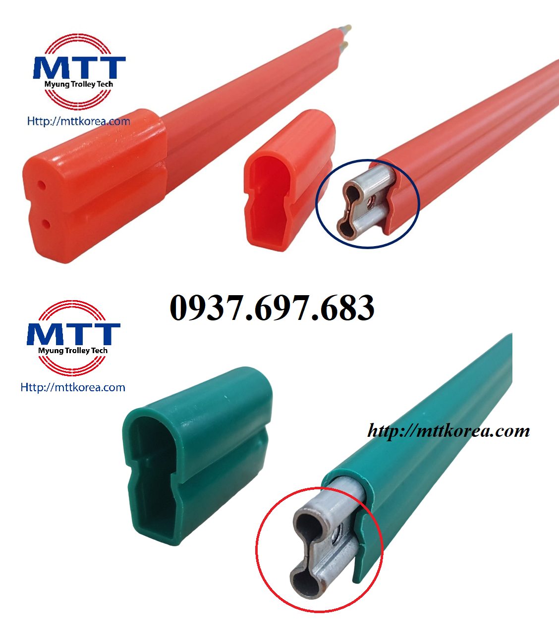 Công ty TNHH MTT Hàn Quốc Nắp chụp cuối ray điện cầu trục (đơn) 