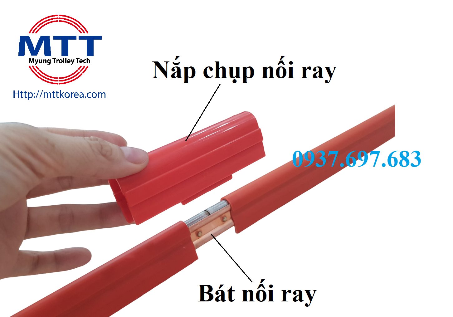 Công ty TNHH MTT Hàn Quốc Chụp nối ray điện cầu trục Công ty TNHH MTT Hàn Quốc Chụp nối ray điện cầu trục