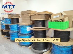 Cáp điện dẹt cầu trục 1.5SQx12C