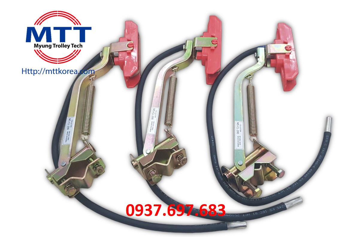 Công ty TNHH MTT Hàn Quốc Tay lấy điện cầu trục 200A Công ty TNHH MTT Hàn Quốc Tay lấy điện cầu trục 200A