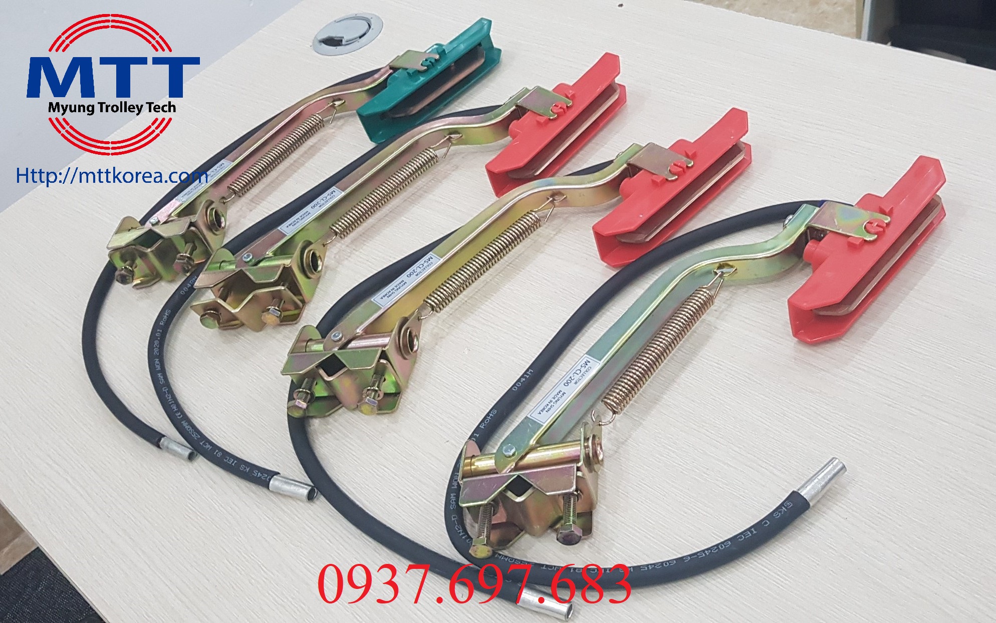 Công ty TNHH MTT Hàn Quốc Tay lấy điện cầu trục 200A Công ty TNHH MTT Hàn Quốc Tay lấy điện cầu trục 200A