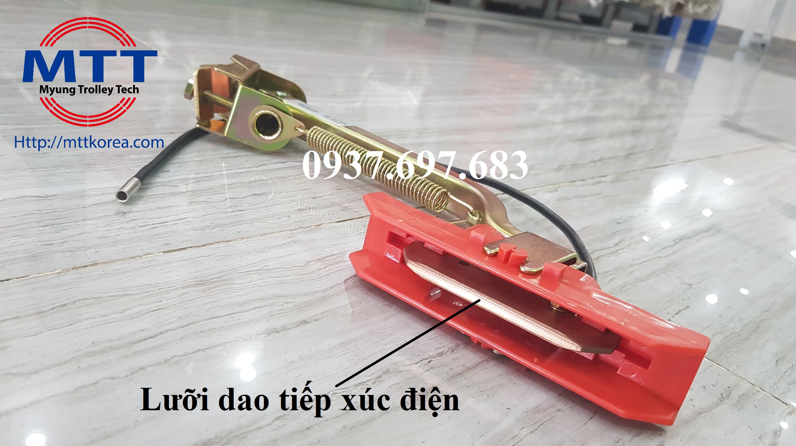 Công ty TNHH MTT Hàn Quốc Chổi tiếp điện cầu trục 60A Công ty TNHH MTT Hàn Quốc Chổi tiếp điện cầu trục 60A