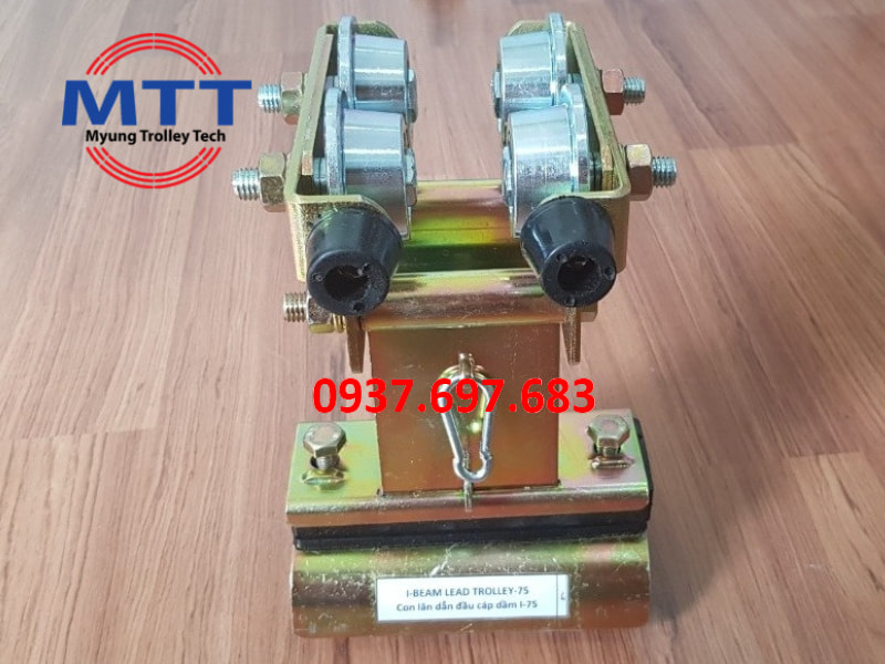 Công ty TNHH MTT Hàn Quốc Con trượt đầu cáp thép - Lead Trolley I 75 Công ty TNHH MTT Hàn Quốc Con trượt đầu cáp thép - Lead Trolley I 75