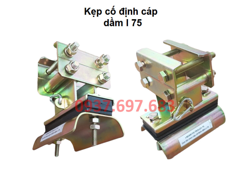 Công ty TNHH MTT Hàn Quốc Kẹp cố định cáp dầm I-75 cầu trục Công ty TNHH MTT Hàn Quốc Kẹp cố định cáp dầm I-75 cầu trục