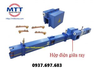 Hộp điện giữa ray hộp kín